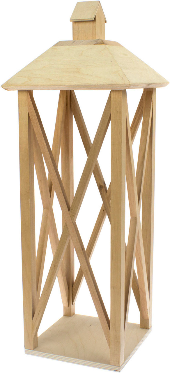 Ліхтарик дерев`яний №0033