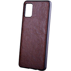 Шкіряний чохол PU Retro classic для Samsung Galaxy M51 Штучна шкіра, Темно-коричневий