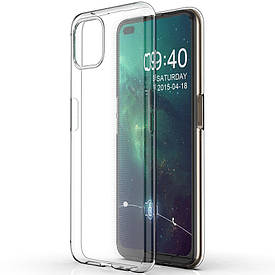 TPU чехол Epic Transparent 1,0 mm для Oppo A92s