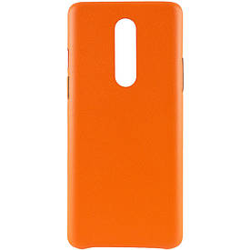 Шкіряний чохол AHIMSA PU Leather Case (A) для OnePlus 8 Помаранчевий