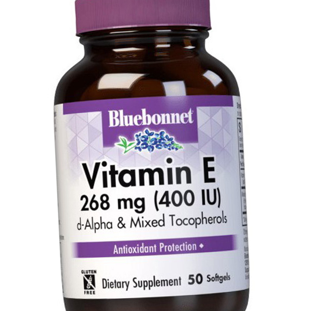 Вітамін Е Bluebonnet Nutrition Vitamin E 400 IU 50 softgels