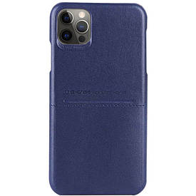 Шкіряна накладка G-Case Cardcool Series для Apple iPhone Pro 12 / 12 (6.1") Штучна шкіра, Синій