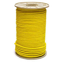 КАНІ шнур Паракорд діаметр 3-4 мм (жовтий) для альпіністів, туристів, мисливців і рибалок - 100 пог.м.(моток)