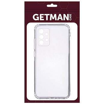 TPU чехол GETMAN Clear 1,0 mm для Samsung Galaxy A32 4G, фото 2