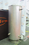 Бойлер непрямого нагріву PlusTerm 80 літрів з двома теплообмінниками з нержавіючої сталі без ізоляції, фото 5