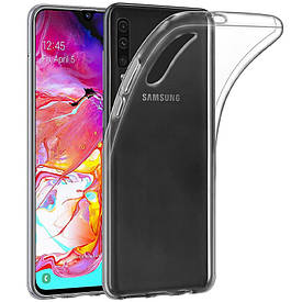 TPU чехол Epic Transparent 1,0 mm для Samsung Galaxy A70 / A70s