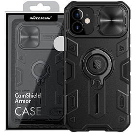 TPU+PC чохол Nillkin CamShield Armor no logo (шторка на камеру) для Apple iPhone mini 12 (5.4")