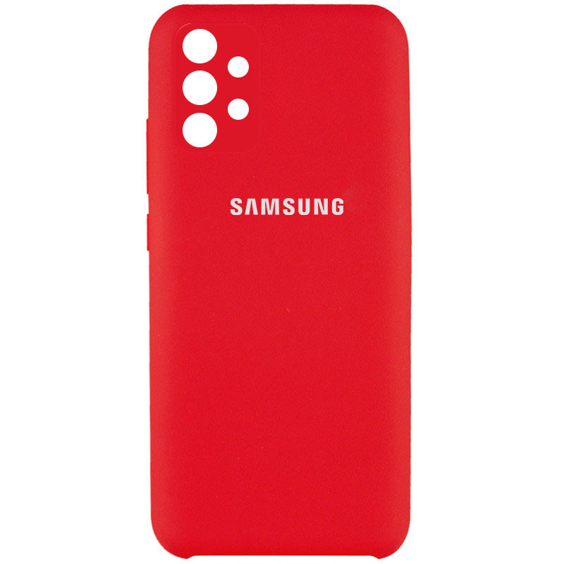 Чохол Silicone Cover Full Camera (AAA) для Samsung Galaxy A72 4G / A72 5G Full camera, Червоний / Red