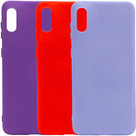 Чохол Silicone Cover Full without Logo (A) для Samsung Galaxy A02