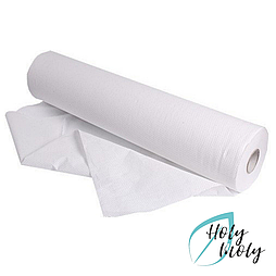 Простирадла зі спанбонду в рулоні Holy Moly 15г/м білі 0,6/100
