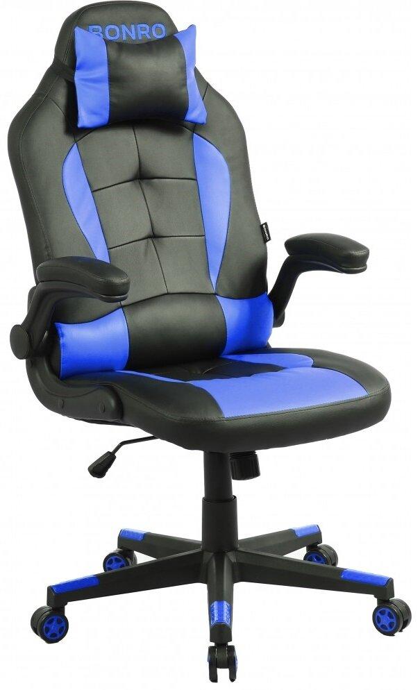 Крісло геймерське Bonro B-office 1 синє (40800022)