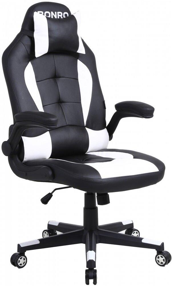 Крісло геймерське Bonro B-office 1 біле (40800018)