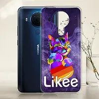 Чехол Nokia 5.4 с принтом Котик Likee