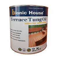 Масло террасное Bionic House Terrace Tung oil с тунговым маслом Грей