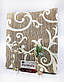 Комплект постільної білизни сімейний з бязі голд Візерунки на бежевому 150х220 см, фото 2