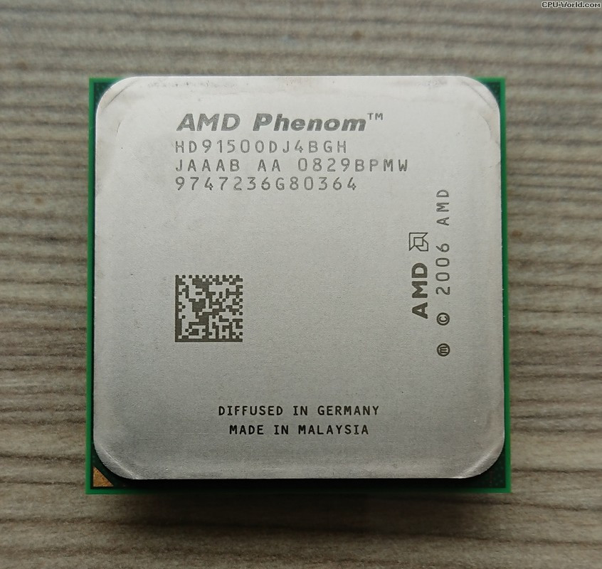 AMD Phenom X4 9150e 1.8GHz/2M/65W Socket AM2/AM2+ Процесор для ПК HD9150ODJ4BGH