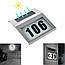 Світлодіодний фасадний світильник "Номер будинку" / Світильник на сонячній батареї-покажчик номера будинку, фото 2