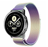 Ремінець BeWatch для Samsung Galaxy Watch Active | Active 2 міланська петля 20мм Хамелеон (1010269), фото 2