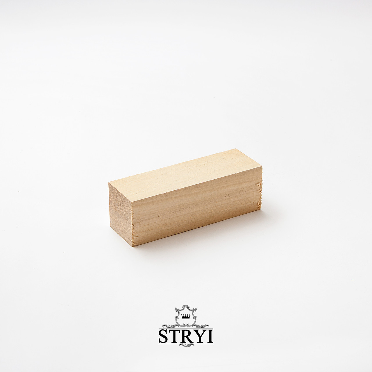 Брусок дерев'яний STRYI для вирізання, липа, 150*25*25мм, арт.702525