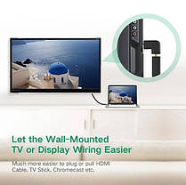 Перехідник HDMI Ugreen HD112 кутовий 90 градусів штекер-гніздо, фото 6