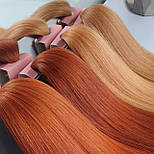 Слов'яне волосся в зрізі 40 см. Колір #30 Натуральний рудий, фото 3