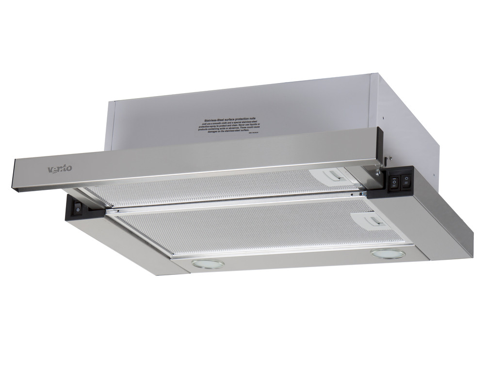 Витяжка телескопічна VENTOLUX GARDA 50 INOX (750) SMD LED неіржавка сталь