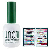 Кольоровий гель-лак Gel Polish для нігтів, 12ml. Темно-бордовий 001, фото 3