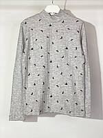 Гольф для дівчинки Wanex 31468 116 см Сірий