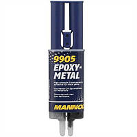 Клей епоксидний у шприці Mannol EPOXY METAL 9905 (30 г), чорний