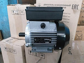 Однофазные электродвигатели АИР71В2 1,1 кВт 3000 об/мин 1081, фото 2