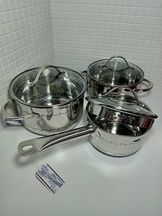 Набор посуды для приготовления пищи Bohmann BH 7011-06 6 предметов, фото 2