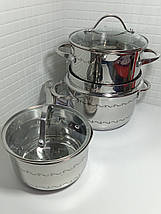 Набор посуды для приготовления пищи Bohmann BH 7011-06 6 предметов, фото 3