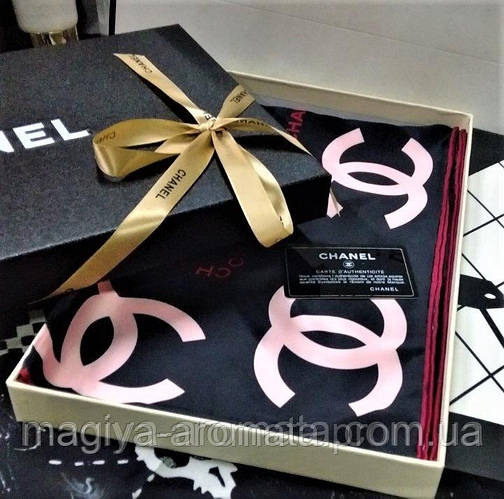 Купить Платок брендовый Chanel. Шикарный шелковый платок Шанель., цена ...