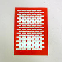 Трафарет "Кирпичi/Цегляна стіна"