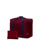Дорожная сумка для ручной клади Coverbag бордо 40*30*20 см Wizzair