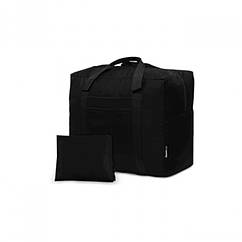Дорожня сумка для ручної поклажі Coverbag чорна 40*30*20 см Wizzair