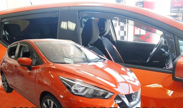 Вітровики Nissan Micra 5d (K14) 2017 Cobra Tuning