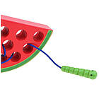 Дерев'яна іграшка-Шнурівка для самих маленьких Limo Toy MD 1228 кавун, фото 3