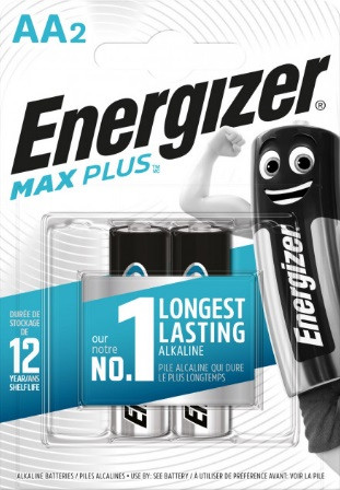Батарейки Energizer Max Plus LR-06/блістер 2шт(12)