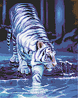 Схема для вишивання бiсером ,,Бiлий тигр,,