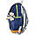 Рюкзак "Yes" OX 318 2від.,3карм.,26х35х13см,синій №554005, фото 5
