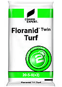 Комплексне мінеральне добриво для газону Floranid® Twin Turf 20-5-8(+2) з пролонгованою дією, 25 кг, COMPO