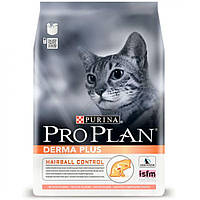 Pro Plan Cat Derma Plus сухий корм для кішок з чутливою шкірою з лососем, 400 м