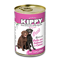 Вологий корм для собак Kippy Dog 400 г (курка і лосось)