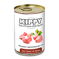 Вологий корм для собак Kippy Dog 400 г (шматочки м'яса, яловичина)