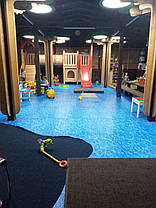 Коврик пазл мат EVA мягкое напольное покрытие 60х60см 1мм коврик для игровых комнат синій ЕВА МР5, фото 4