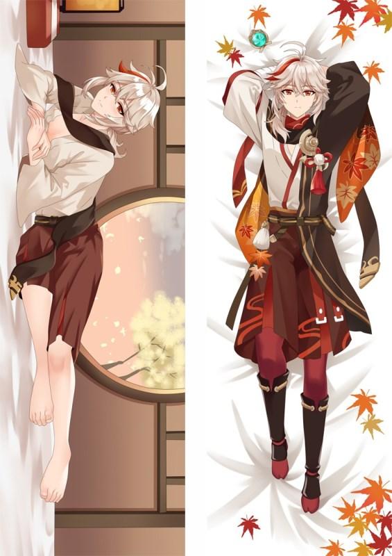 Дакімакура 150х50 см Кедекара Казуха Геншин Genshin Impact Kaedehara Kazuha Подушка зі знімною навол, фото 1