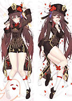 Дакімакура 150х50 см 1200 грн Ху Тао Геншин Імпакт Hu Tao Genshin Impact аніме Подушка зі знімною наволочкою