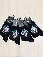 Набір шкарпеток ONE SIZE демісезонна висока резинка в подарунковій коробці (5 пар) №68 RIK TA MORTI dark BOX 30032950, фото 5