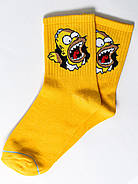 Набір шкарпеток ONE SIZE демісезонні висока гумка в подарунковій коробці (5 пар) №71 SIMPSONI BOX 30032952, фото 3